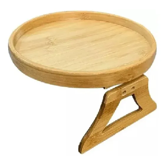 Bandeja Apoya Brazo Sillon Bambu Mesa Auxiliar Apoyabrazos