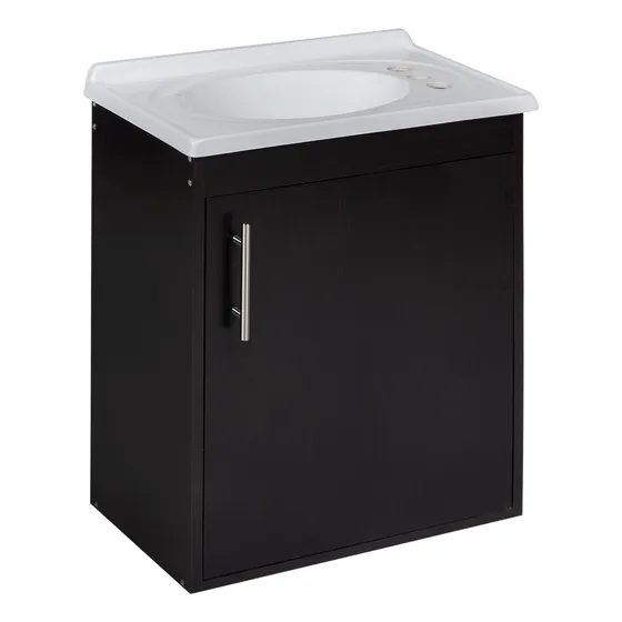 Módulo De Baño Ixtapa Con Lavabo Color Del Mueble Chocolate
