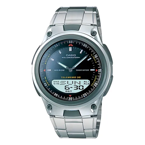 Reloj Casio Core Aw-80d-1avcf Acero Inoxidable Original Color de la correa Negro