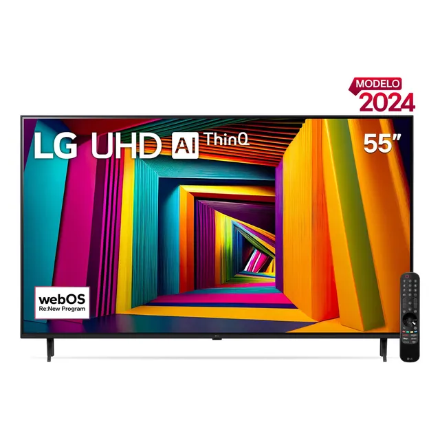 LG Pantalla Uhd Ai Thinq 55 Pulgadas 4k Smart Tv 2024 55ut9050psa - Excelente (Reacondicionado)