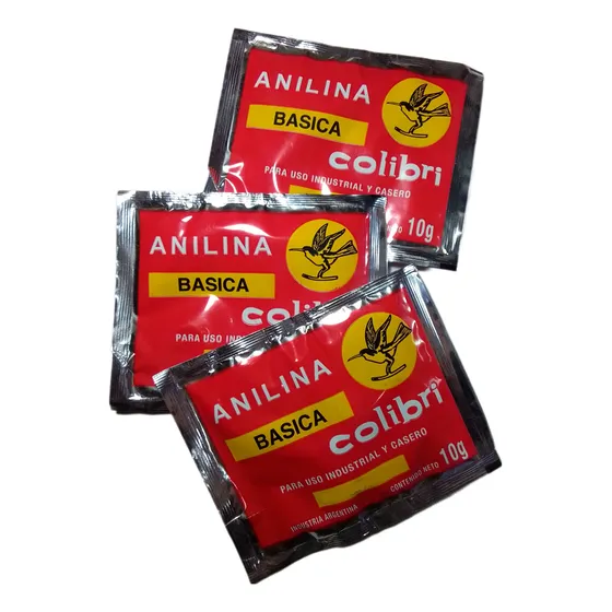 Anilina Basica Colibri Sobre X 10g Color Naranja