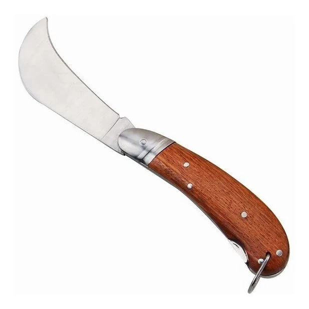 Navaja Pico De Loro Madera Capadora Acero Curva