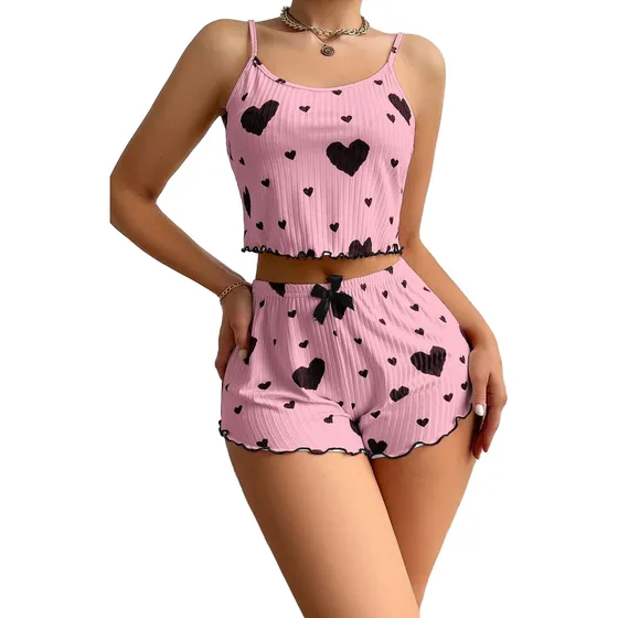 Pijama Dividido Sexy, Cómodo Y Elegante Para Mujer