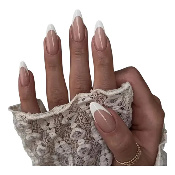 Uñas Postizas Con Diseño, Decoradas Con Pegatina X 24 Piezas