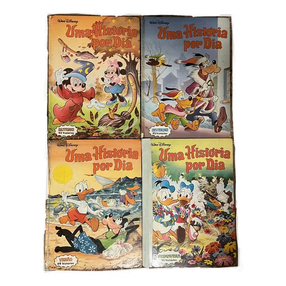 Coleção Uma História Por Dia - 4 Estações - Walt Disney (4 Livros)