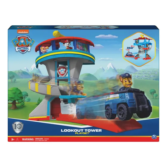 Torre Vigilancia Paw Patrol 50 Cm Con Accesorios Multicolor