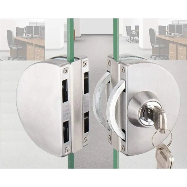 Cerradura Para Puerta De Cristal Flotante