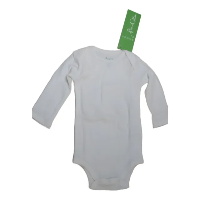 Body Blanco Bebé Pima Cotton 100 % Algodón Niño/niña