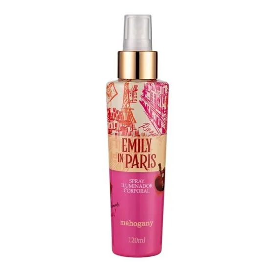 Mahogany Spray Iluminador Corporal Emily In Paris 120ml