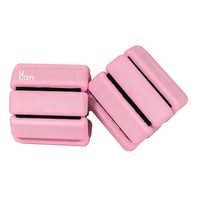 Ucan Polainas Pesas De Tobillos Y Muñecas, Silicon, 1.5 Kg Color Rosa