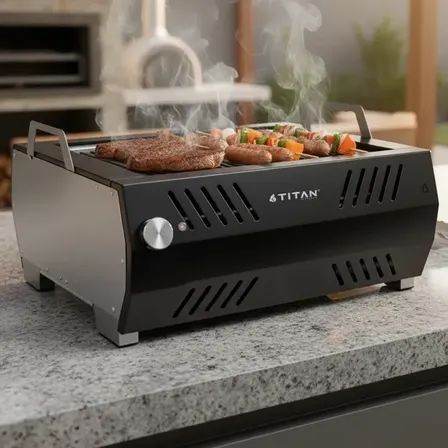 Churrasqueira Grill Elétrica Portátil Fine Move 2400w 220v