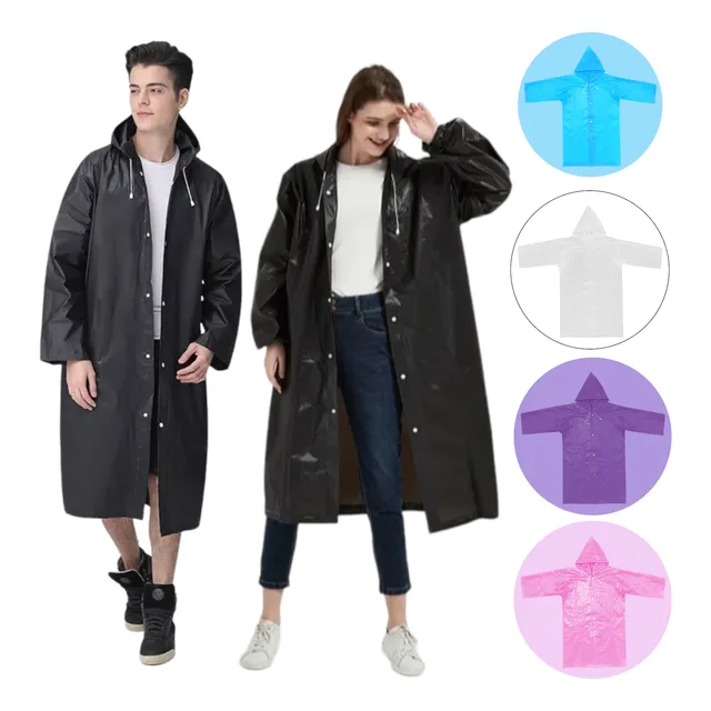 Carpa Capa Adulto Impermeable Lluvia Transparente Eva Poncho