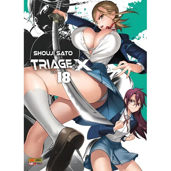 Triage X #18, de Sato, Shouji. Editorial Panini, capa mole em português, 2019