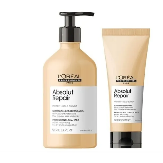 Absolut Repair Sh  Lipidium 500ml + Acondicionador Loreal 