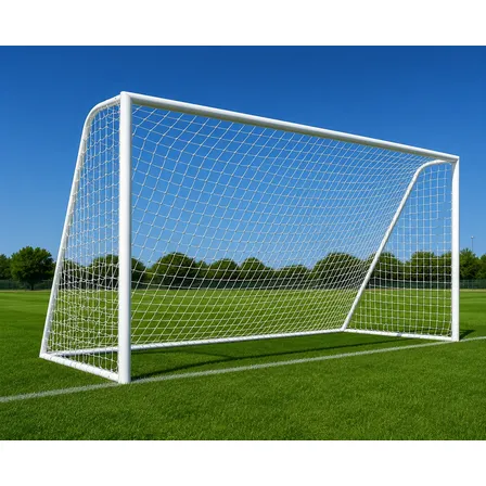 Rede Para Trave De Gol Society Suíço 5mts Fio 4 Seda Branco