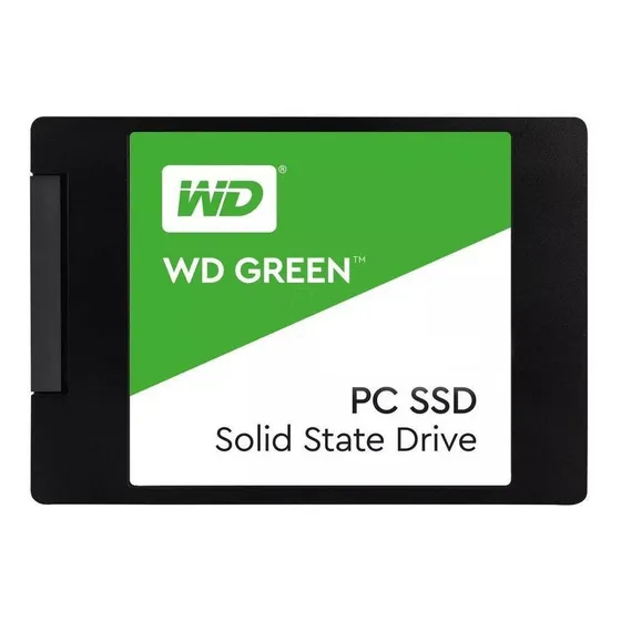SSD 240GB SATA Iii 2,5pol. Western Digital WD Green WDS240G2G0A Velocidade de Leitura 545MB/s e Gravação 465MB/s Cor Verde Disco Sólido Interno