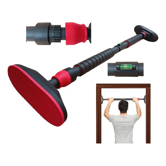 Barra Dominadas Pull Up Bar Expandible Con Nivel 75 A 95 Cm