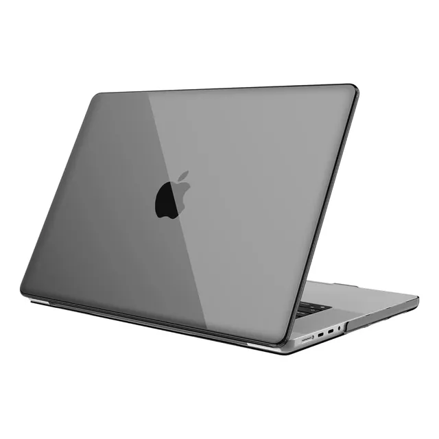 Funda Para Macbook Pro 16  Gris Cristal A Presion Rigida
