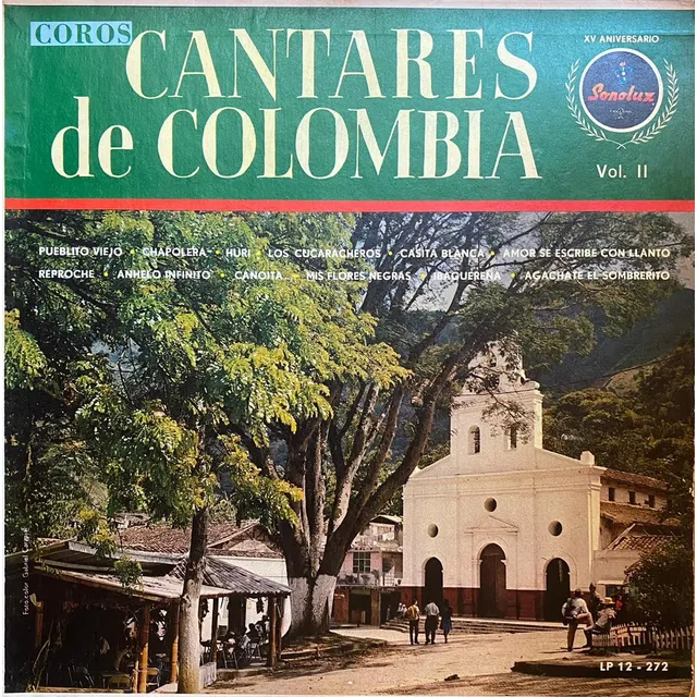 Disco Lp - Cantares De Colombia / Coros De Colombia Vol. 2