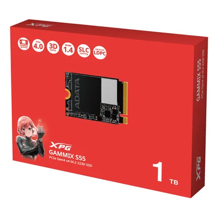 Xpg Gammix S55 1tb Pcie Gen4 X4 M.2 2230