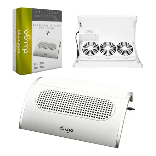 Extractor De Polvo Para Manicuría 40 Watts Duga U3010 Color Blanco