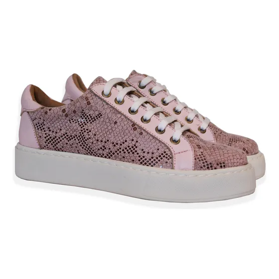 Zapatillas Mujer Urbanas Cuero Vacuno  Moda Reyza