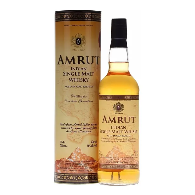 Whisky Amrut Indian Single Malt 700ml En Estuche