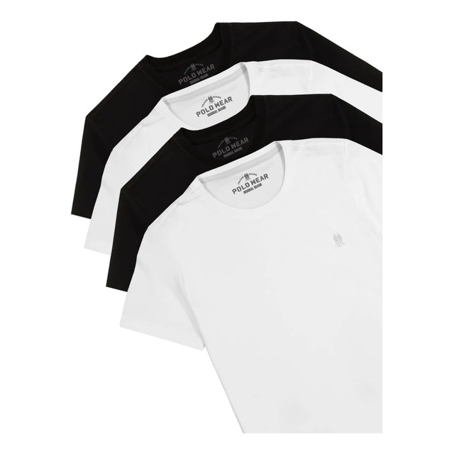 Kit 4 Camisetas Masculinas Premium Polo Wear Sortido Kit 4 Camisetas Masculinas Premium Polo Wear Sortido