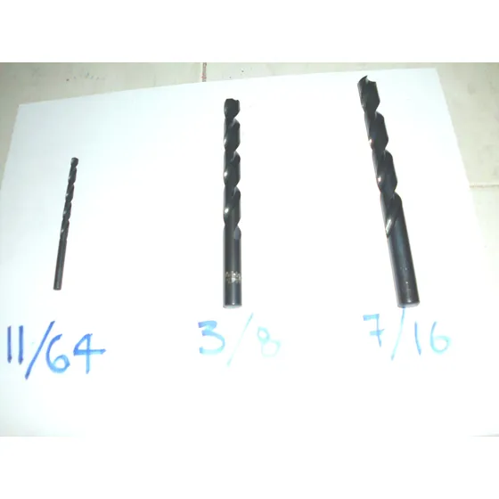 Brocas, 6 Mechas De 3/8 Para Metal, Nuevas