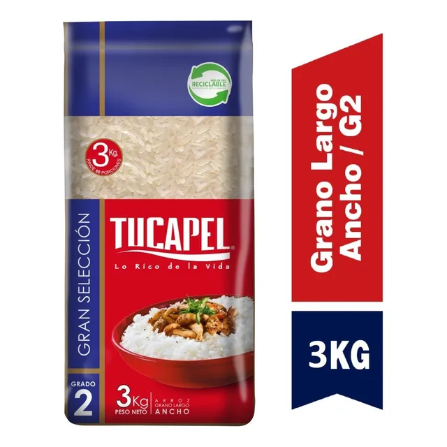 Arroz Gran Selección Grado 2, 3 Kg