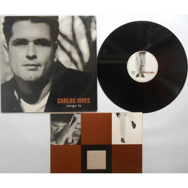 Carlos Vives Tengo Fe Lp Vinilo Edicion Promocional Col 1997