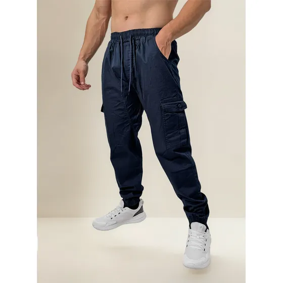 Jean Jogger Cargo Gabardina Elastizada Pantalón Calidad 