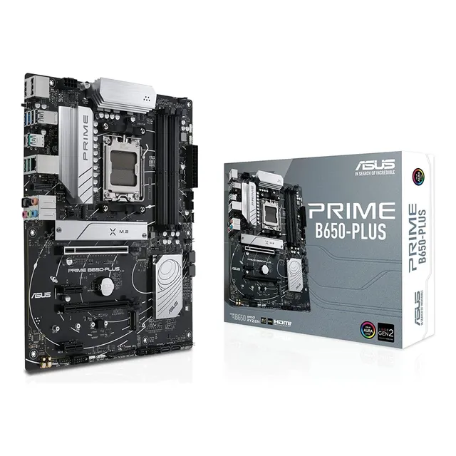 Placa Madre Asus Prime B650-plus Amd (ryzen 7000), Atx, D...