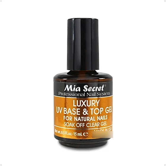 Base Y Top Gel Mia Secret Luxury Uv 15ml Color SIN TONO