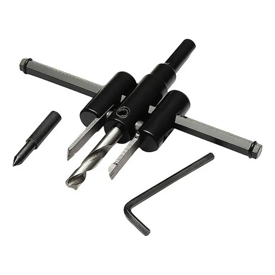 Kit De Cortador Circular De Metal Ajustable Para Sierra Perf