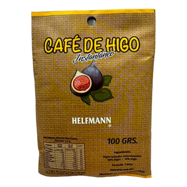 Cafe De Higo Tostados 100% Natural. 100gr  Helfmann