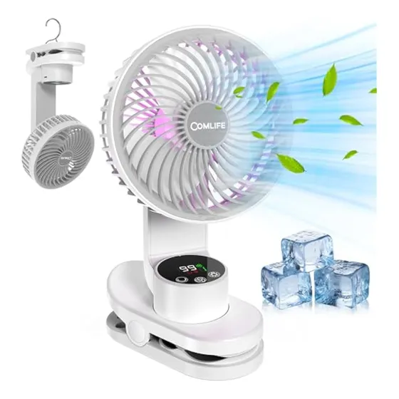 Ventilador De Clip De 6 Pulgadas, Ventilador De