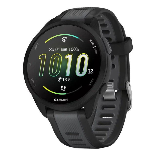 Garmin Forerunner 165 Smartwatch, Tela Amoled 43mm, Pulseira Garmin Forerunner 165 Smartwatch, Tela Amoled 43mm, Pulseira