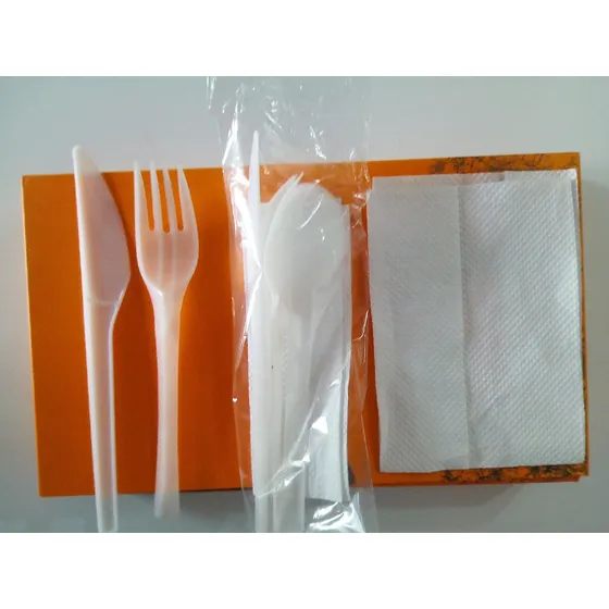 Cubiertos Desechables Plásticos (tenedor, Cuchillo, Servill)
