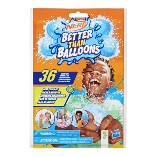 Balões De Água Ssoaker Balloons Trialdriver - Hasbro F9007 Cor Azul