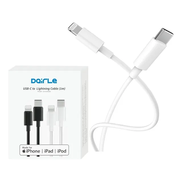 Cable Usb-c A Lightning 1m Para iPhone Certificado Apple Mfi