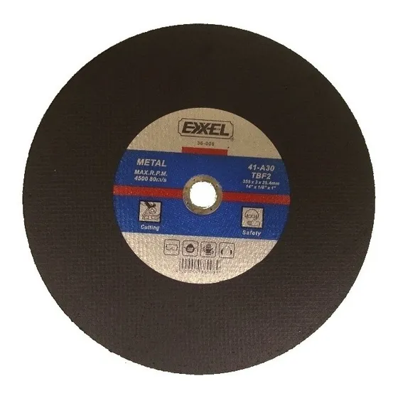 Disco Corte Metal 14 Pulgadas Tronzadora Exxel 