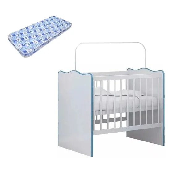 Cuna Multifuncion 3 Opciones De Armado Cama Sillon + Colchón