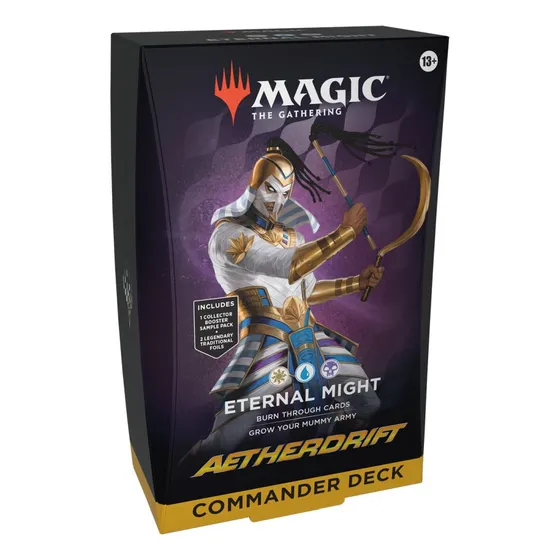 Magic Aetherdrift Commander Deck Eternal Might Inglés