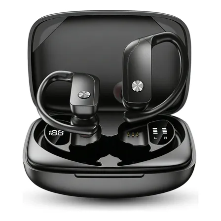 Fone Bluetooth Microfone Compatível C/ iPhone Android Xiaomi Preto