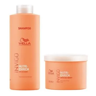Kit ChampĂș E MĂĄscara Nutri Enrich Invigo Wella Kit ChampĂș E MĂĄscara Nutri Enrich Invigo Wella