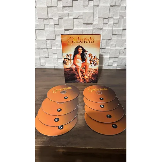 Dvd Novela Gabriela 8 Dvd - 77 Capitulos