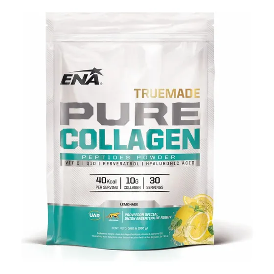 Ena Pure Collagen Truemade Acido Hialurónico Lemonade 360g Sabor Limón