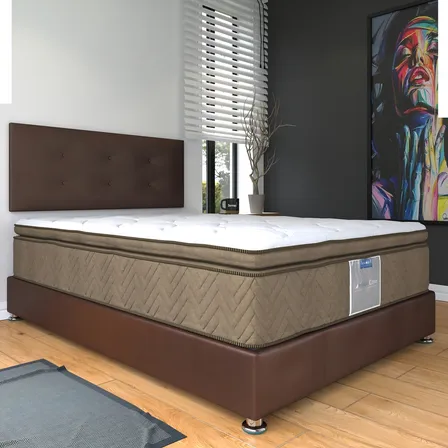 Colchón Matrimonial Restonic Antibacterial Ortopédico Foam