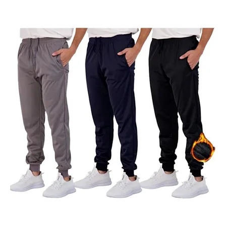 Pack 3 Pantalones Buzo Niño Talla 8-16 Liso Polar